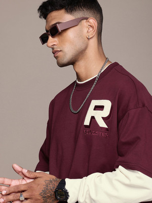Roadster Full Sleeve Color Block Men Sweatshirt