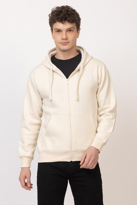 COZYCOVE Full Sleeve Embroidered Men Sweatshirt