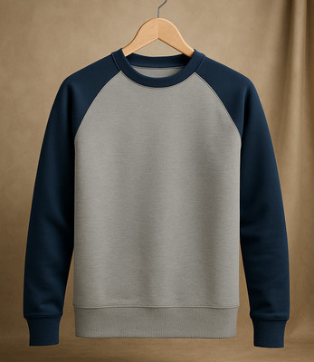 YONGE Full Sleeve Color Block Men Sweatshirt