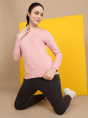 SWEET DREAMS Full Sleeve Solid Women Sweatshirt