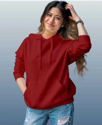 HouseOfCommon Full Sleeve Solid Women Sweatshirt