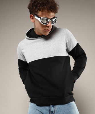 CAMPUS SUTRA Full Sleeve Color Block Men Sweatshirt