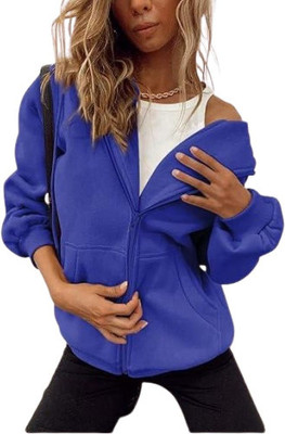 SPOWEARY Full Sleeve Solid Women Sweatshirt