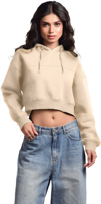 Femmora Full Sleeve Solid Women Sweatshirt