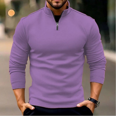 Lecowar Full Sleeve Solid Men Sweatshirt