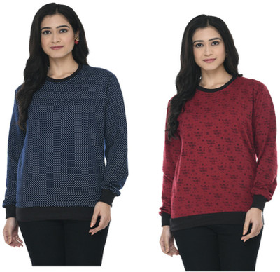 MTI FASHIONS Full Sleeve Printed Women Sweatshirt