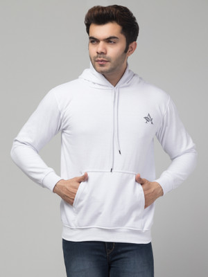 CKARFE Full Sleeve Solid, Self Design Men Sweatshirt