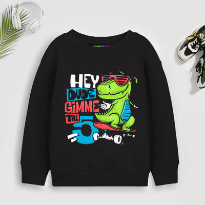 Trampoline Full Sleeve Graphic Print Boys Sweatshirt