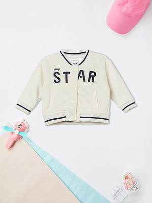 MAX Full Sleeve Printed Baby Girls Sweatshirt