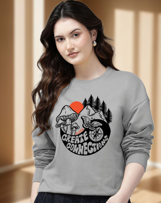 AUSK Full Sleeve Printed Women Sweatshirt