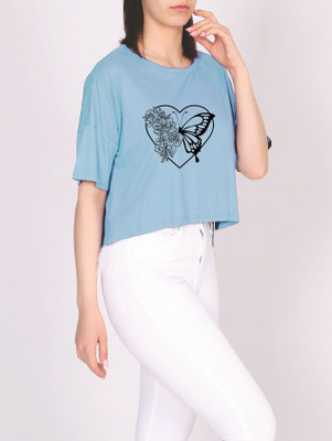 AVSENTERPRISE FASHION Half Sleeve Solid Women Sweatshirt