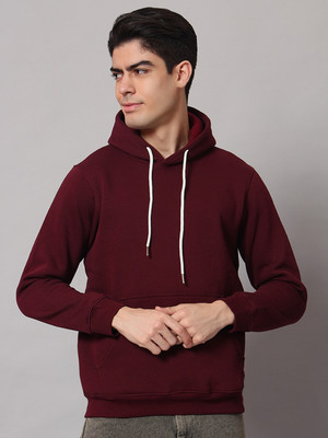 OBAAN Full Sleeve Solid Men Sweatshirt