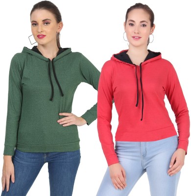 DIAZ Full Sleeve Self Design Women Sweatshirt