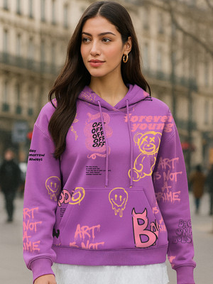 BEWAKOOF Full Sleeve Graphic Print Women Sweatshirt