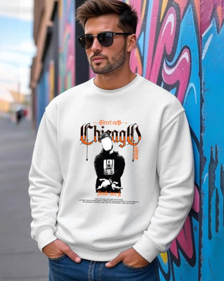 AUSK Full Sleeve Graphic Print Men Sweatshirt