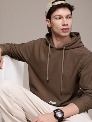 WROGN Full Sleeve Self Design Men Sweatshirt