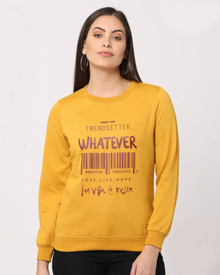 Shopalcon Full Sleeve Printed Women Sweatshirt