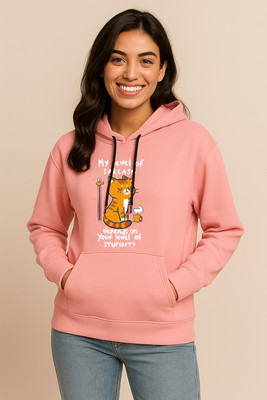 Wellvery Full Sleeve Graphic Print, Printed Women Sweatshirt