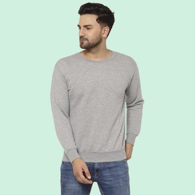 Super Weston Full Sleeve Solid Men Sweatshirt