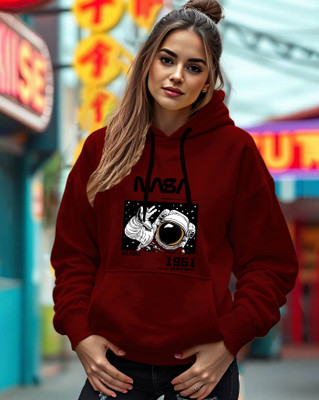 AOOSH Full Sleeve Printed Women Sweatshirt