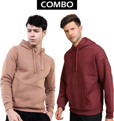 PicPok Full Sleeve Solid Men Sweatshirt