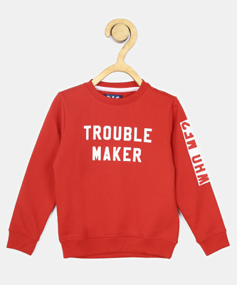 KILLER Full Sleeve Printed Boys Sweatshirt