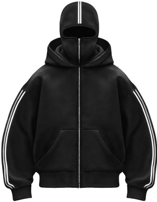 Meerza Full Sleeve Striped Men & Women Sweatshirt