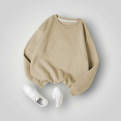 FAISALGARMENT Full Sleeve Solid Women Sweatshirt
