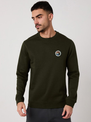 Wildcraft Full Sleeve Solid Men Sweatshirt