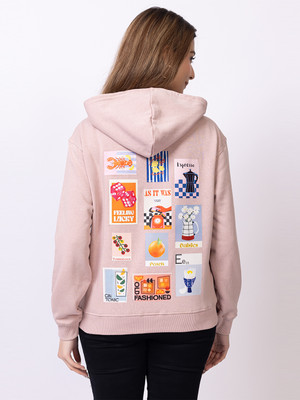 Club York Full Sleeve Printed Women Sweatshirt