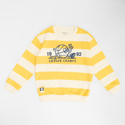 Pantaloons Junior Full Sleeve Striped Boys Sweatshirt