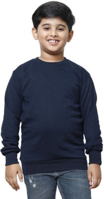Kaayu Full Sleeve Solid Boys Sweatshirt