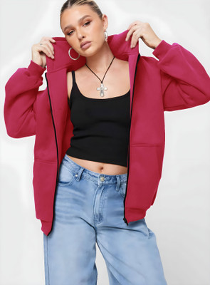 HouseOfCommon Full Sleeve Solid Women Sweatshirt