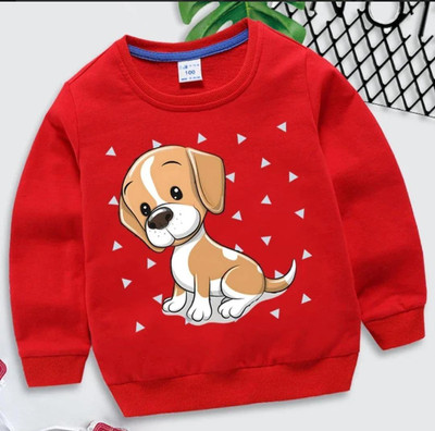 DOODEEKIDS Full Sleeve Printed Baby Boys & Baby Girls Sweatshirt