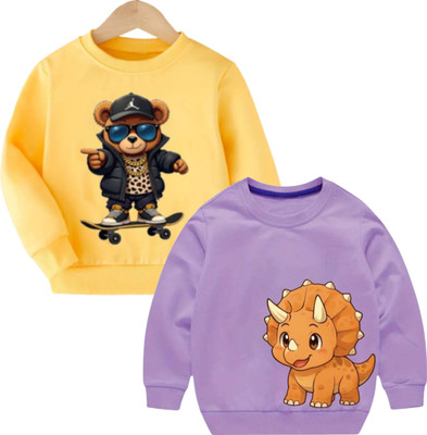 Dollyapparels Trend Full Sleeve Printed Boys & Girls Sweatshirt