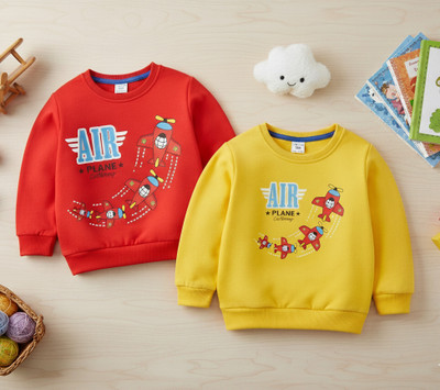 cottbray Full Sleeve Printed Boys & Girls Sweatshirt