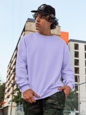 COLOR CAPITAL Full Sleeve Solid Men Sweatshirt