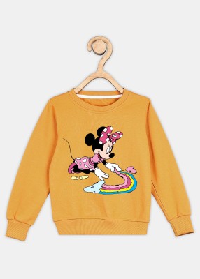 DISNEY BY MISS & CHIEF Full Sleeve Graphic Print Girls Sweatshirt