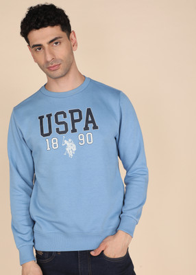 U.S. POLO ASSN. Full Sleeve Solid Men Sweatshirt