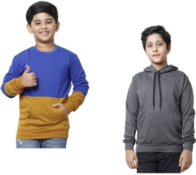 AE Trends Full Sleeve Solid Boys Sweatshirt