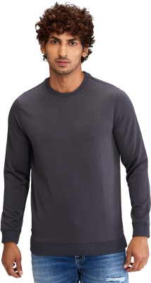 Spykar Full Sleeve Solid Men Sweatshirt