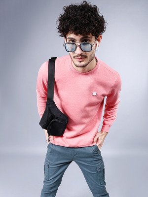 The Indian Garage Co. Full Sleeve Self Design Men Sweatshirt