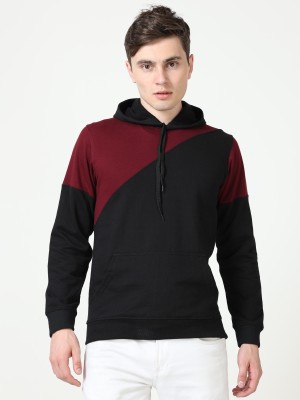 Fleximaa Full Sleeve Color Block Men Sweatshirt