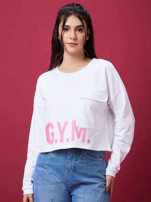 Globus Full Sleeve Printed Women Sweatshirt