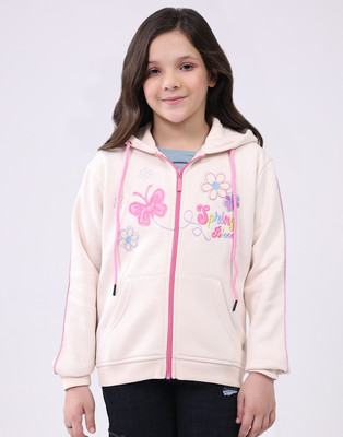 MONTE CARLO Full Sleeve Printed Girls Sweatshirt