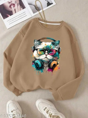Zarmin Full Sleeve Printed Women Sweatshirt