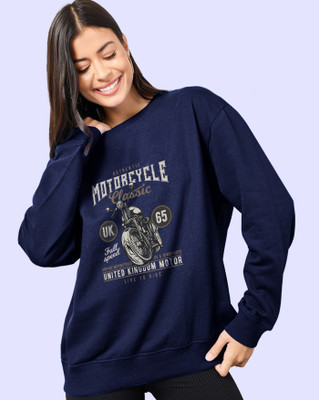 ENITOR Full Sleeve Printed Women Sweatshirt