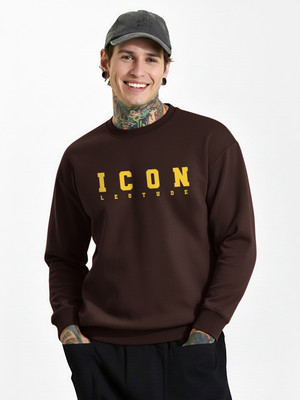 JUST ROAR Full Sleeve Printed Men Sweatshirt