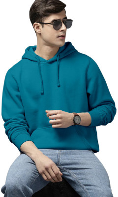 CLINSY Full Sleeve Solid Men Sweatshirt