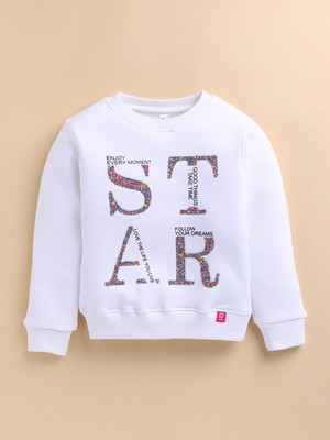 Ginie Full Sleeve Printed Girls Sweatshirt